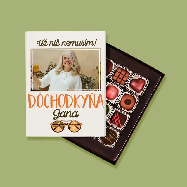 Fotografia A Podpis: Nič Nemusím! Dôchodkyňa - Pralinky