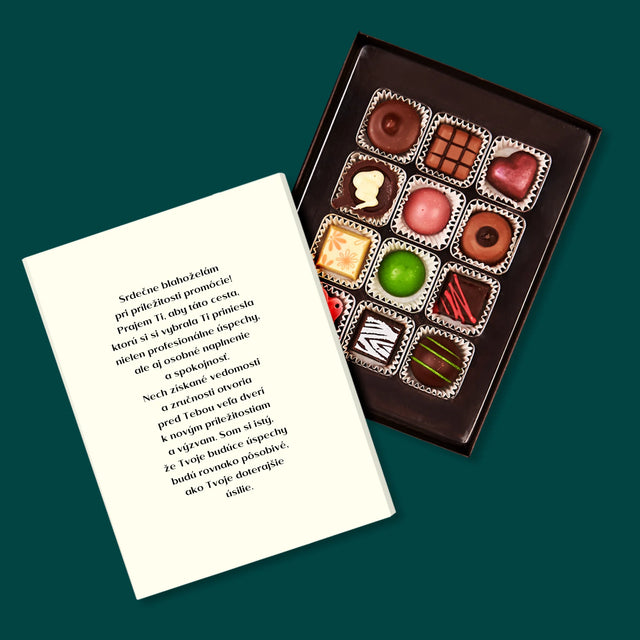 Fotografia A Podpis: Gratulácie Magisterka - Pralinky