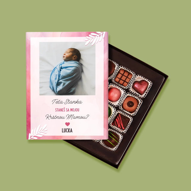 Fotokoláž: Staneš Sa Krstnou? - Pralinky