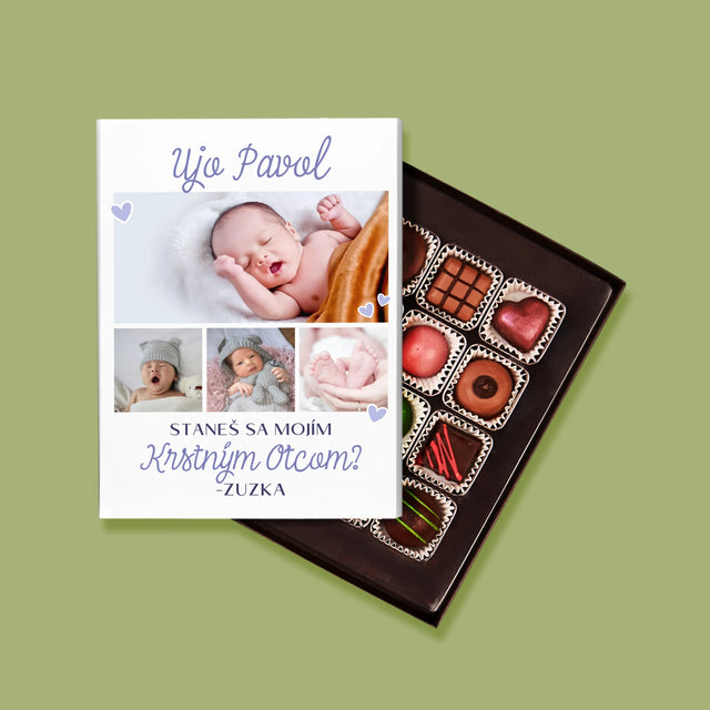 Fotokoláž: Staneš Sa Mojím Krstným - Pralinky
