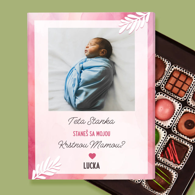 Fotokoláž: Staneš Sa Krstnou? - Pralinky