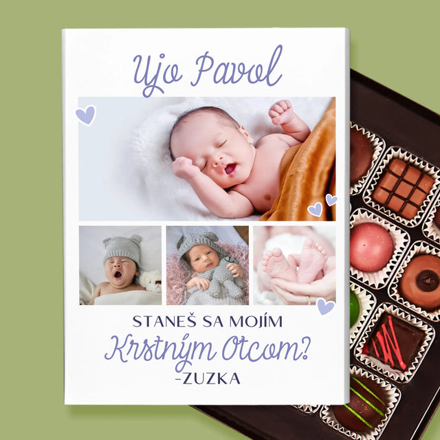 Fotokoláž: Staneš Sa Mojím Krstným - Pralinky