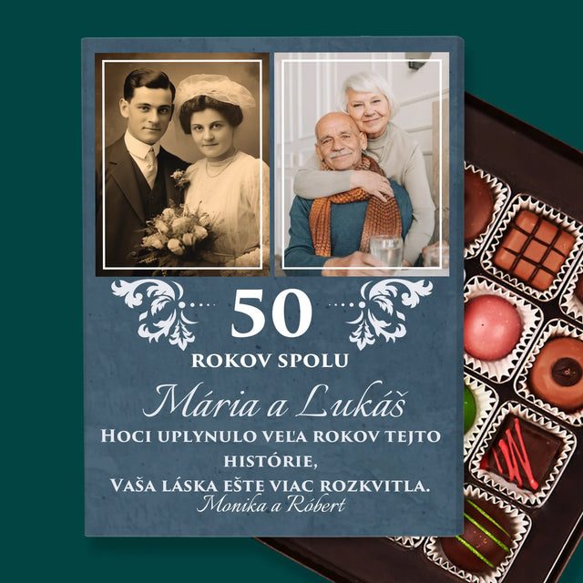 Fotokoláž: Spolu Už Roky - Pralinky