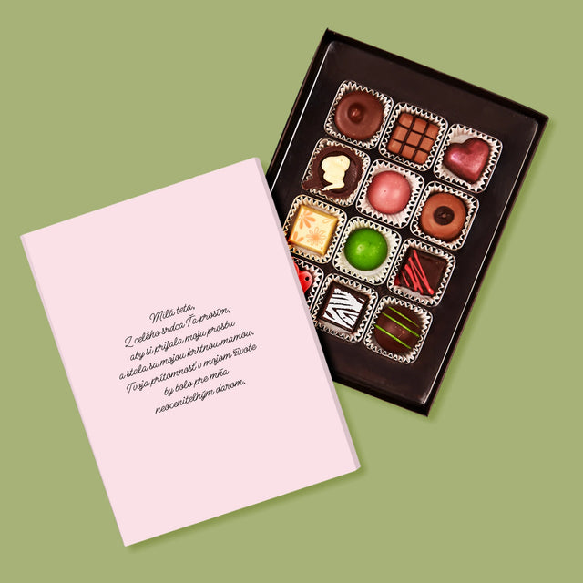 Fotokoláž: Staneš Sa Krstnou? - Pralinky