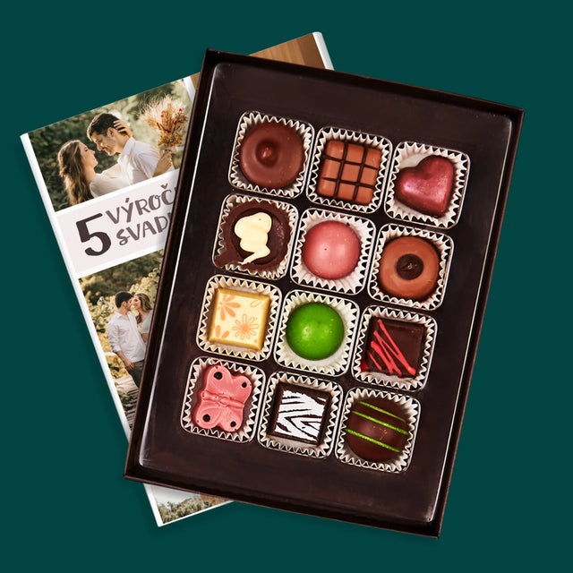 Fotokoláž: 5. Výročie Svadby - Pralinky
