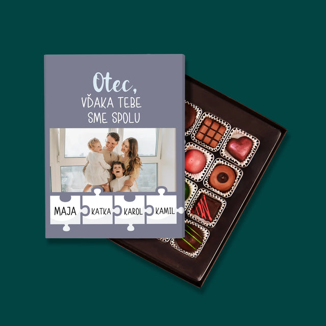 Fotografia A Podpis: Otec, Vďaka Tebe Sme Spolu - Pralinky