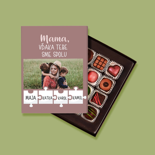 Fotografia A Podpis: Mama, Vďaka Tebe Sme Spolu - Pralinky