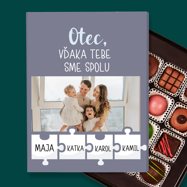 Fotografia A Podpis: Otec, Vďaka Tebe Sme Spolu - Pralinky