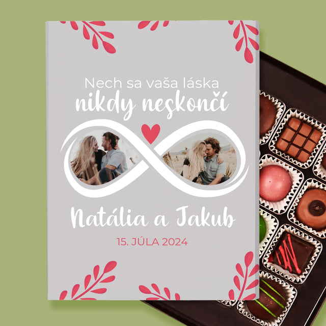 Fotokoláž: Nech Sa Vaša Láska Nikdy Neskončí - Pralinky