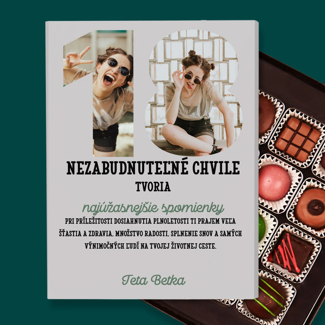 Slovo Z Fotografií: 18. Narodeniny - Pralinky