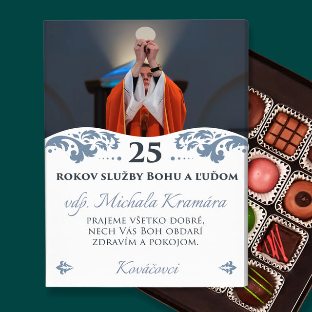 Fotografia A Podpis: Jubileum Služby Bohu A Ľuďom - Pralinky
