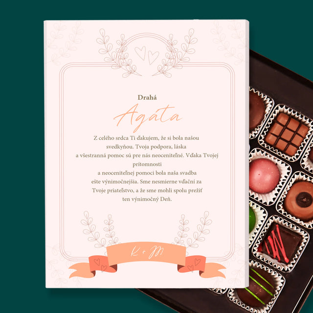 Meno A Podpis: Poďakovanie Pre Svedkyňu - Pralinky