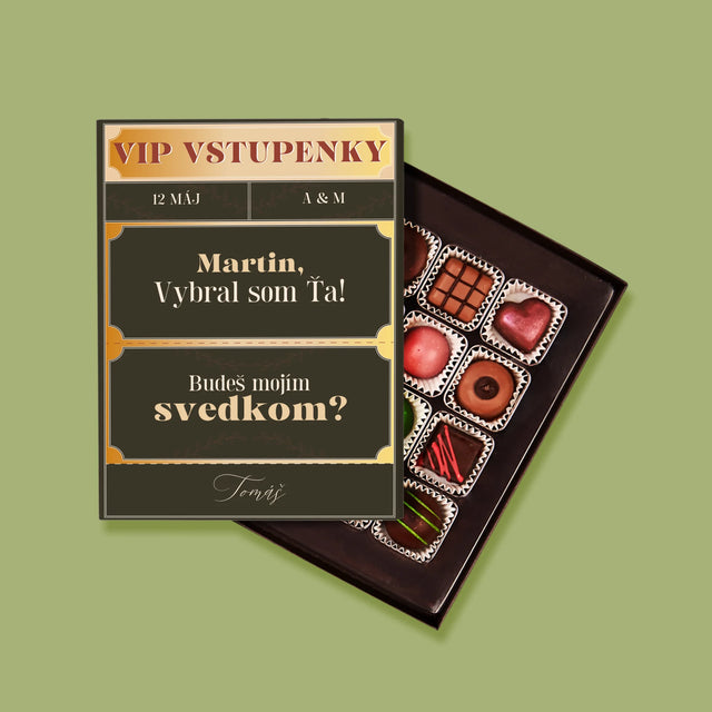Meno A Podpis: Vip Vstupenky Svedok - Pralinky