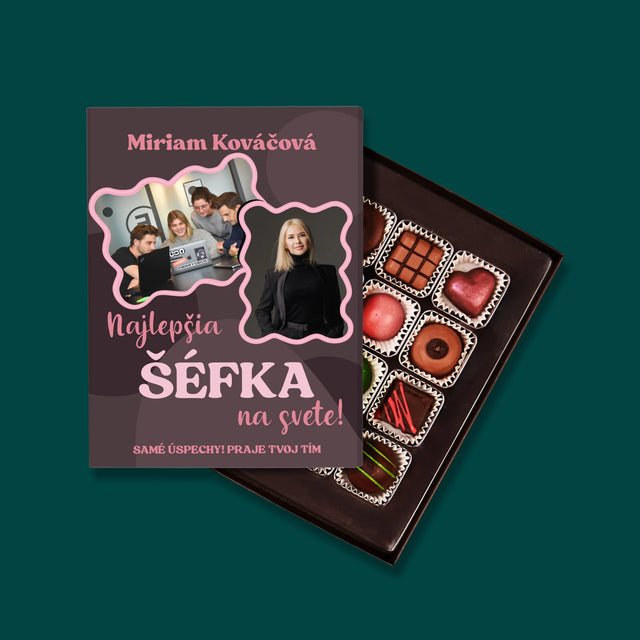 Fotokoláž: Najlepšia Šéfka - Pralinky