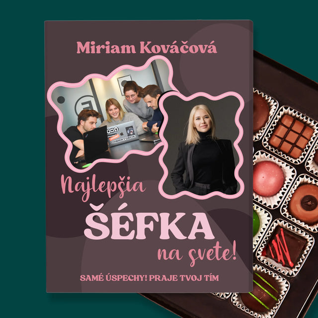 Fotokoláž: Najlepšia Šéfka - Pralinky