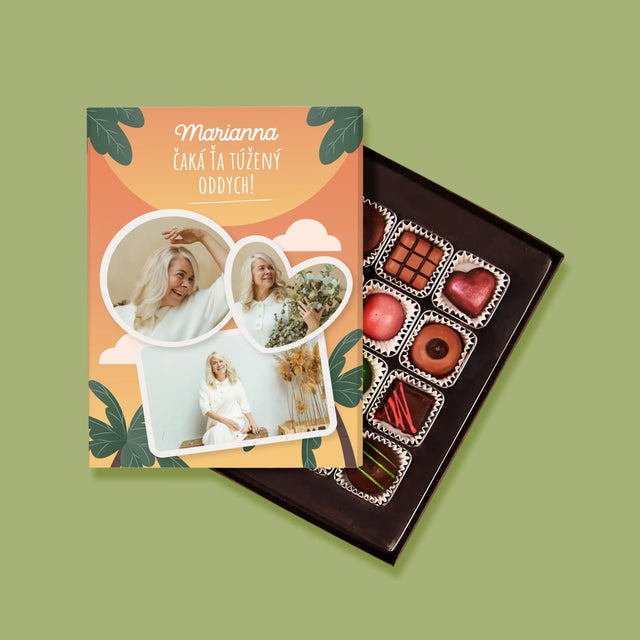 Fotokoláž: Vysnívaný Oddych - Pralinky