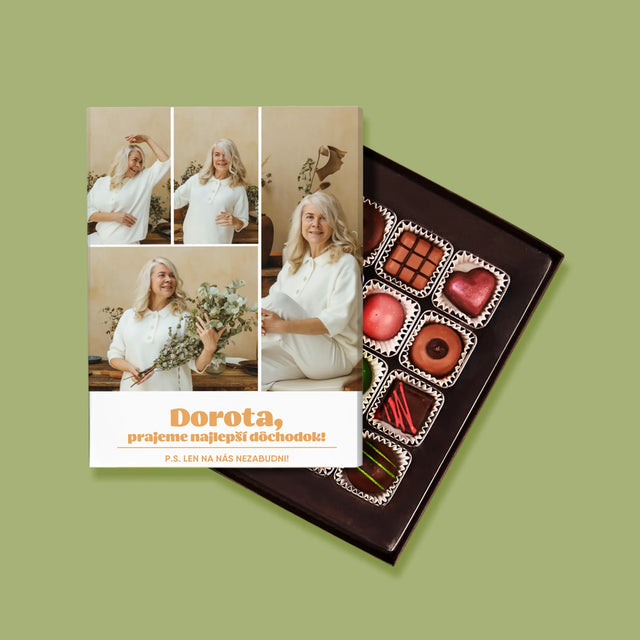 Fotokoláž: Najlepší Dôchodok - Pralinky