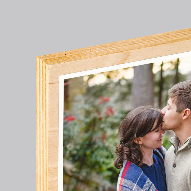 Fotografia A Podpis: Tvoja Fotografia A Podpis - Tlač Na Drevo (Vertikálne)