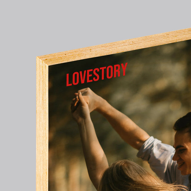 Fotografia A Podpis: Plagát Netflix - Tlač Na Drevo (Vertikálne)