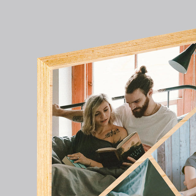 Fotokoláž: Ďakujem, Že Si - Tlač Na Drevo (Vertikálne)