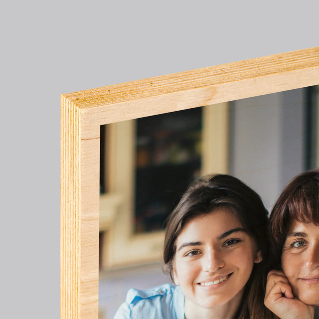 Fotografia A Podpis: Mama Definícia - Tlač Na Drevo (Vertikálne)