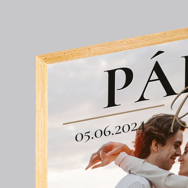 Obálka Časopisu: Pár Roka - Tlač Na Drevo (Vertikálne)