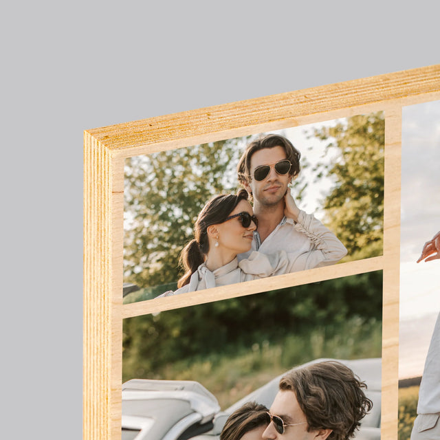 Fotokoláž: Vážení - Tlač Na Drevo (Vertikálne)