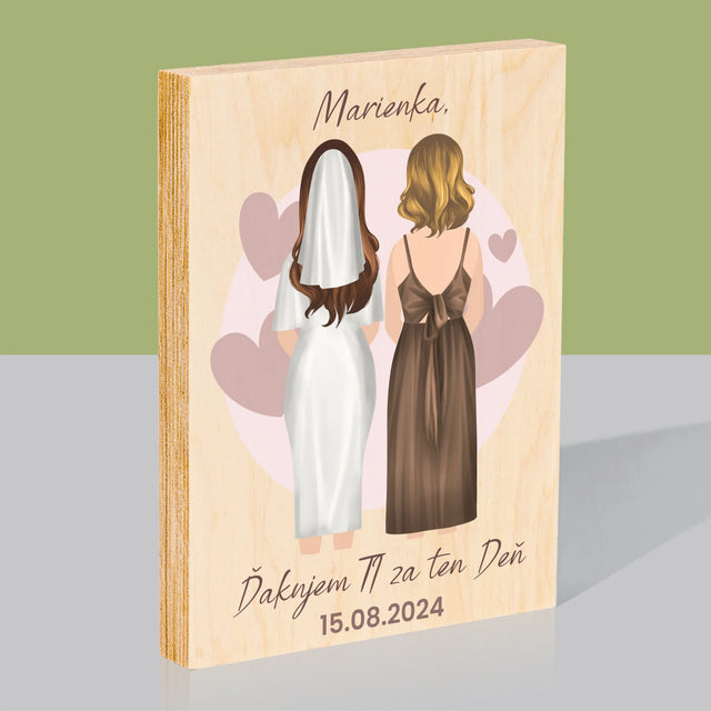 Tvorenie Postavy: Svedkyňa - Tlač Na Drevo (Vertikálne)