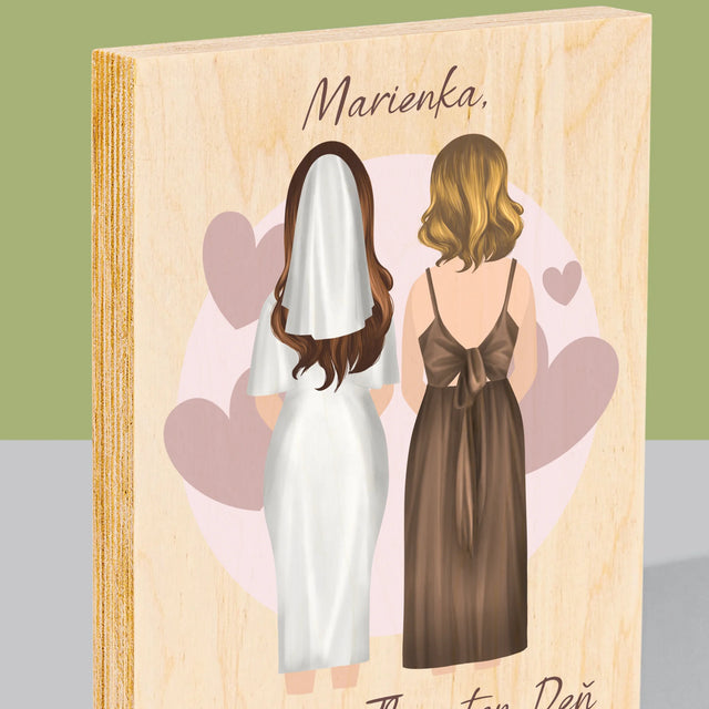 Tvorenie Postavy: Svedkyňa - Tlač Na Drevo (Vertikálne)