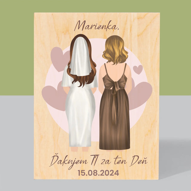 Tvorenie Postavy: Svedkyňa - Tlač Na Drevo (Vertikálne)