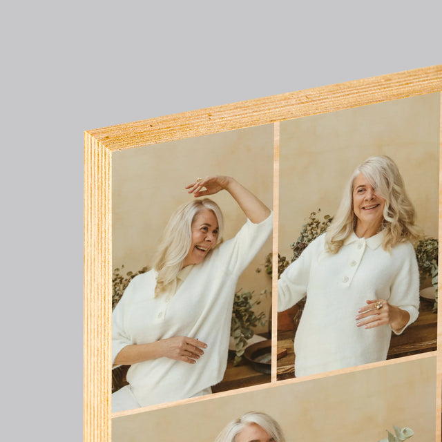 Fotokoláž: Najlepší Dôchodok - Tlač Na Drevo (Vertikálne)