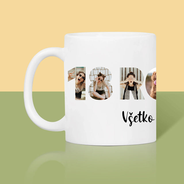 Slovo Z Fotografií: 18 Rokov Z Tvojich Fotografií - Hrnček