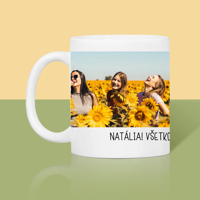 Fotokoláž: 2 Fotografie A Podpis - Hrnček