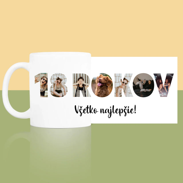 Slovo Z Fotografií: 18 Rokov Z Tvojich Fotografií - Hrnček