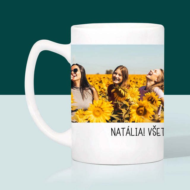 Fotokoláž: 2 Fotografie A Podpis - Hrnček