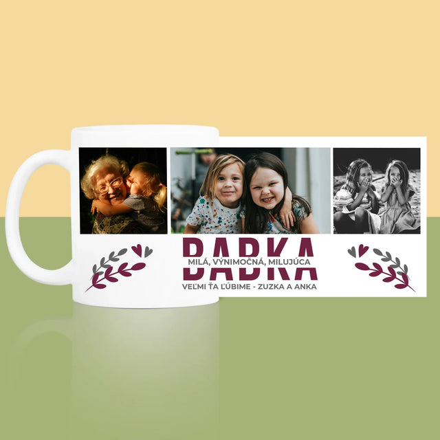 Fotokoláž: Babka Charakterové Vlastnosti - Hrnček