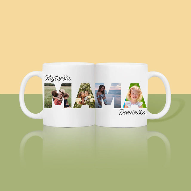 Slovo Z Fotografií: Mama Z Tvojich Fotografií - Hrnček