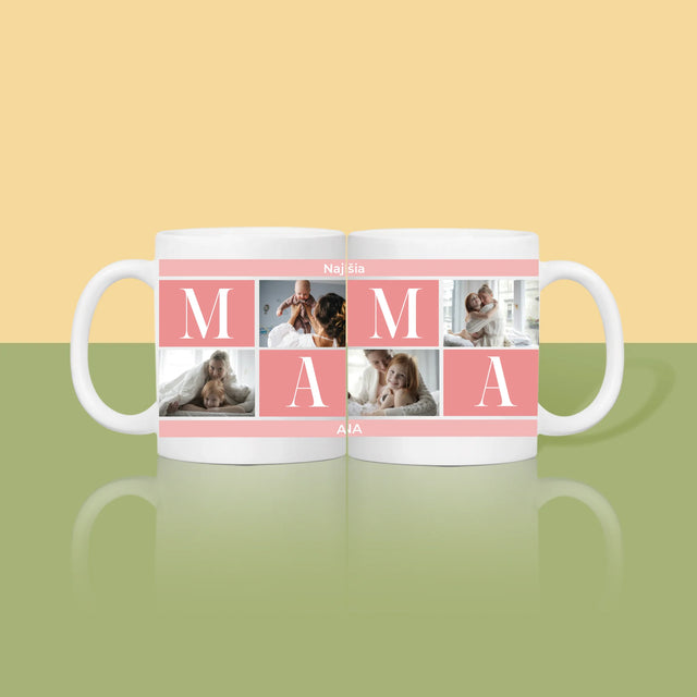 Fotokoláž: Najlepšia Mama Koláž - Hrnček