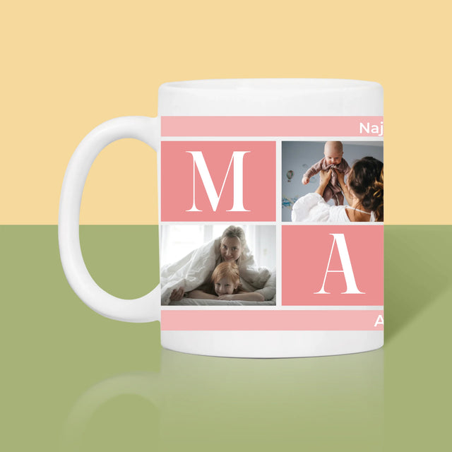 Fotokoláž: Najlepšia Mama Koláž - Hrnček