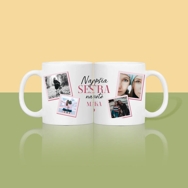 Fotokoláž: Najlepšia Sestra - Hrnček