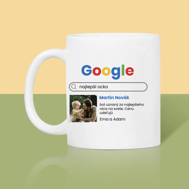 Fotografia A Podpis: Najlepší Ocko Výsledok Google - Hrnček