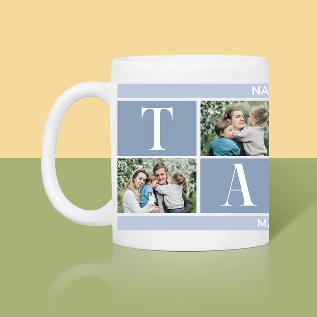 Fotokoláž: Najlepší Tato Koláž - Hrnček