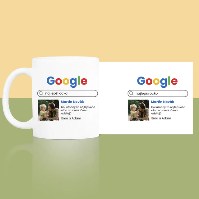 Fotografia A Podpis: Najlepší Ocko Výsledok Google - Hrnček