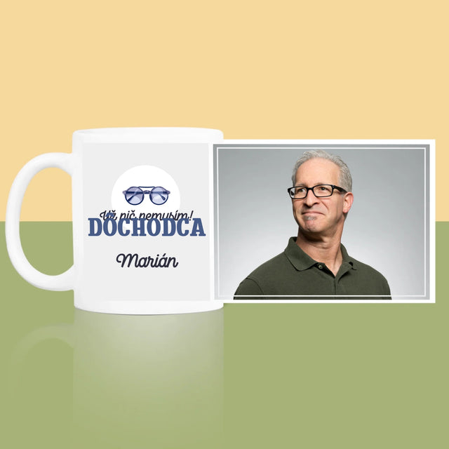 Fotografia A Podpis: Nič Nemusím! Dôchodca - Hrnček