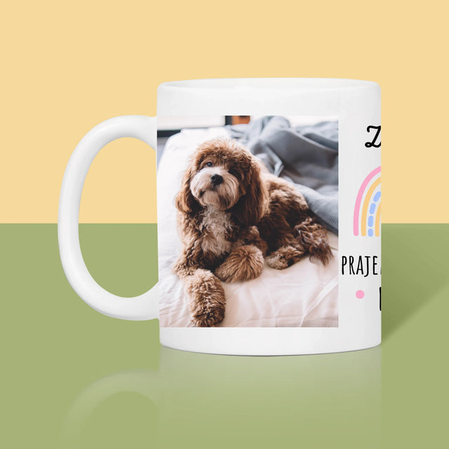 Fotokoláž: Prajem Krásny Deň - Hrnček