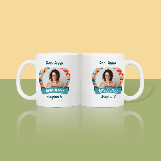 Fotografia A Podpis: Poďakovanie Pani Učiteľke V Škôlke - Hrnček