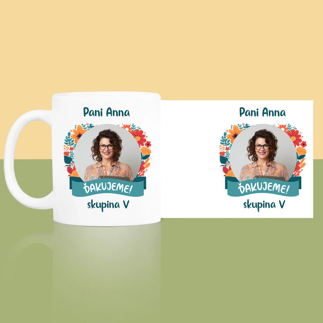 Fotografia A Podpis: Poďakovanie Pani Učiteľke V Škôlke - Hrnček