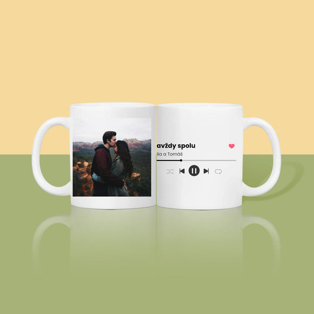 Fotografia A Podpis: Spotify S Tvojou Fotografiou - Hrnček