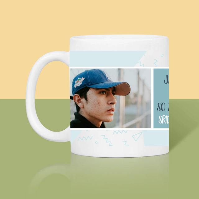 Fotokoláž: Syn So Zlatým Srdiečkom - Hrnček