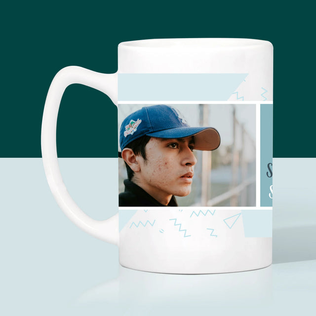 Fotokoláž: Syn So Zlatým Srdiečkom - Hrnček